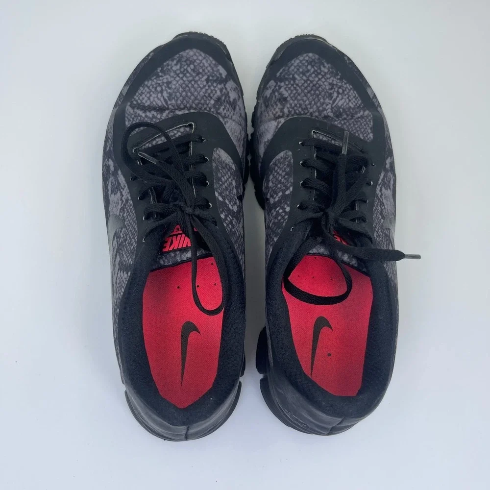 Nike Free 5.0 Women's‎ Running Shoes SIze 9 Black Snakeskin Print 695168-001